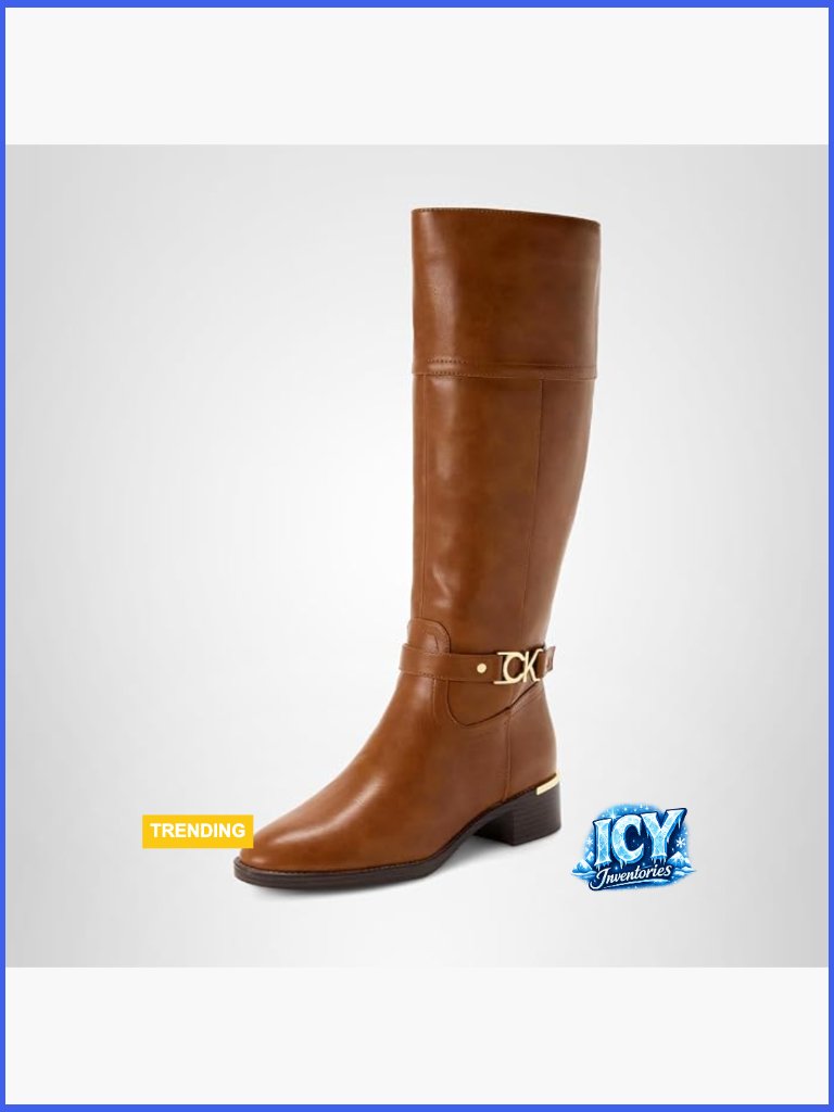 Pointed Toe Mid-Calf Bootie With Block Heel And Zip Closure